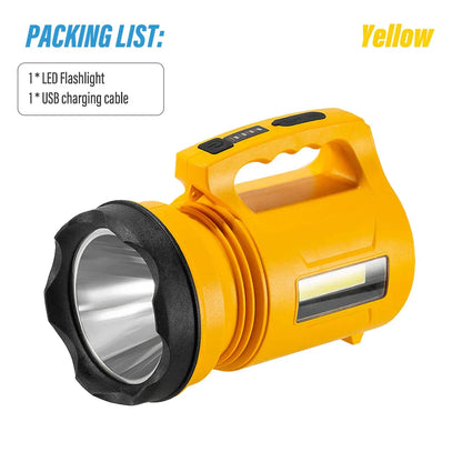 Bright LED Rechargeable Handheld Flashlight - Halri