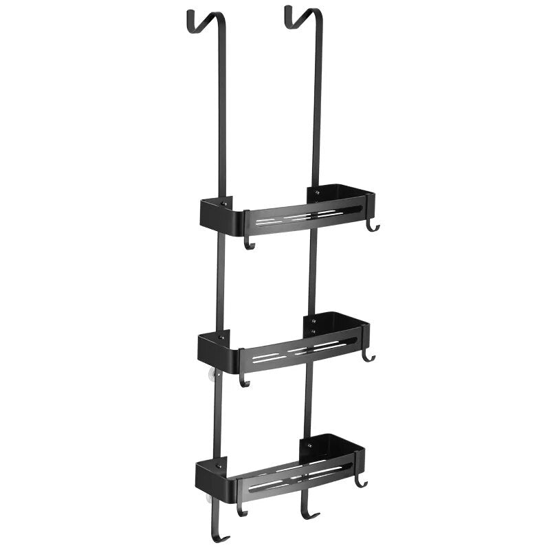 Stylish Bathroom Shower Caddy Double Layer Storage Rack - Halri