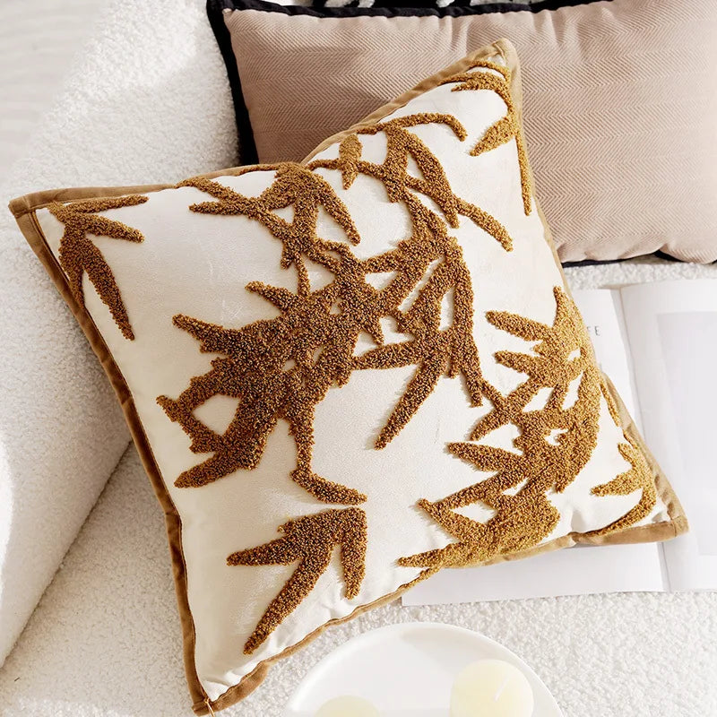Elegant Horse Pattern Throw Pillow for Home Decor