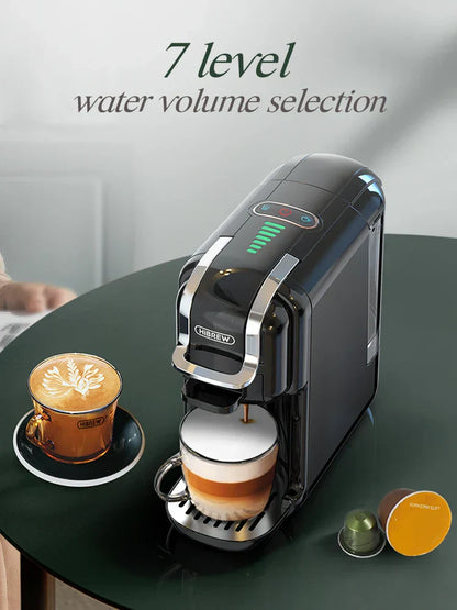 Compact Multi-Function Coffee Maker with Milk Frother