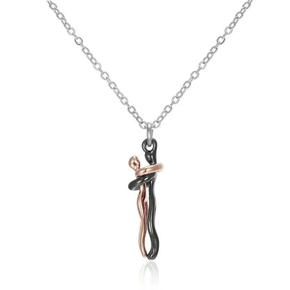 Trendy Fit Hug Pendant Necklace