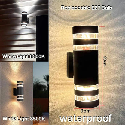 Outdoor LED Wall Lamp with Up Down Light Effect