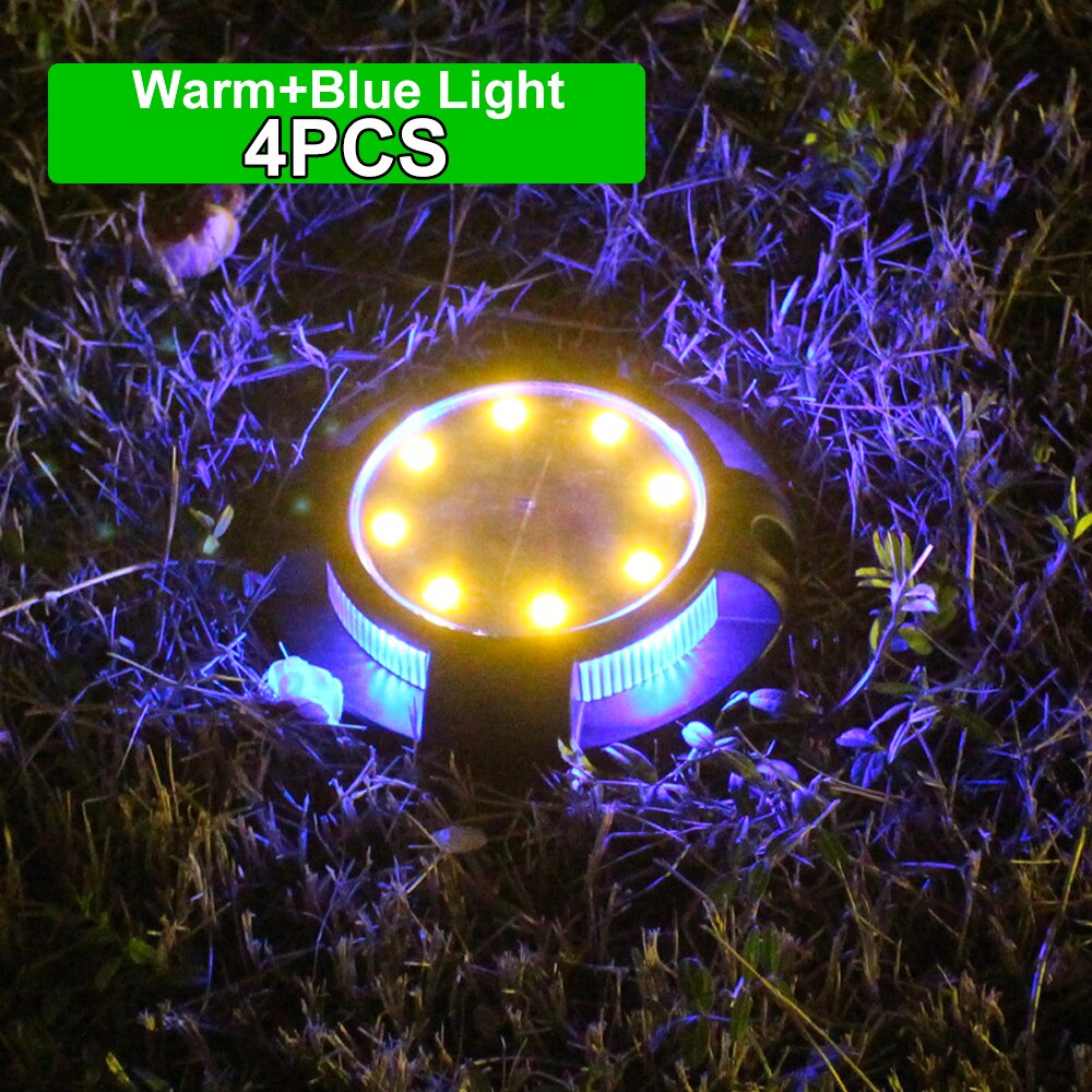 Solar Powered Colorful Outdoor Lamp