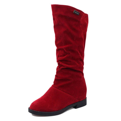 Warm Insulated Mid Calf Winter Boots for Women