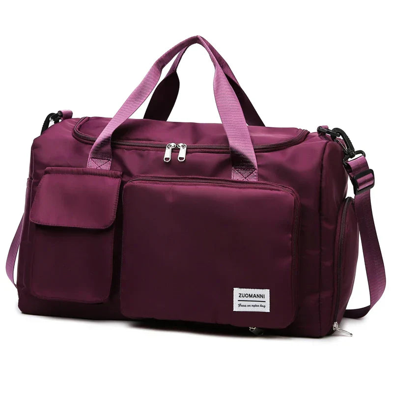 Spacious 35L Travel Backpack with Shoe Pocket