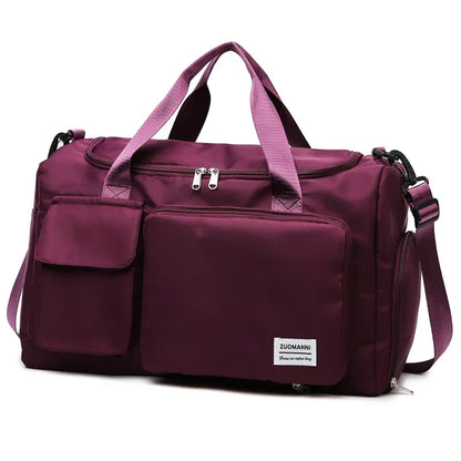 Spacious 35L Travel Backpack with Shoe Pocket