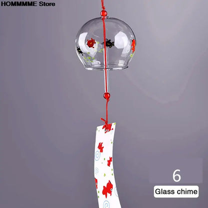 Beautiful Handmade Glass Wind Chime Pendant