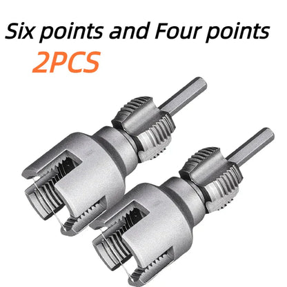 Pipe Threader & Edge Deburring Drill Bit Tool