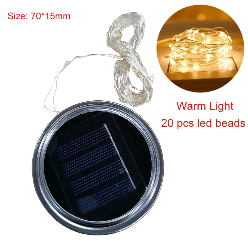 Outdoor Solar String Lights for Garden and Patio Decor - Halri