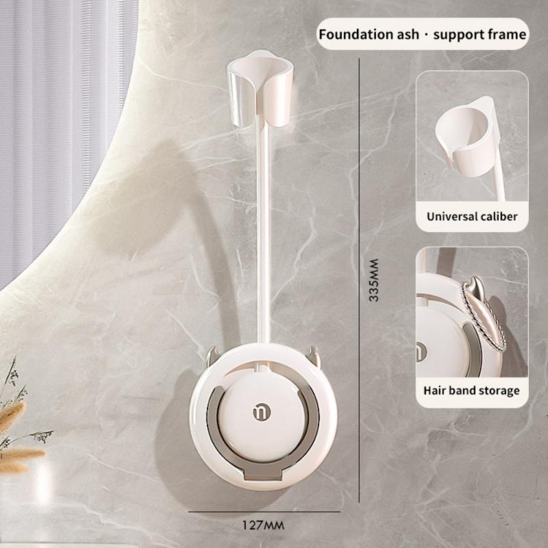 Wall Mount Adjustable Stick On Hair Dryer Holder
