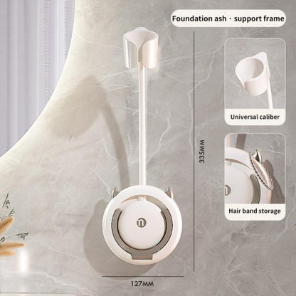 Wall Mount Adjustable Stick On Hair Dryer Holder