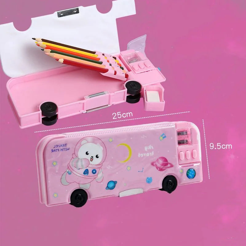 Colorful Fun Kids Pencil Case Box