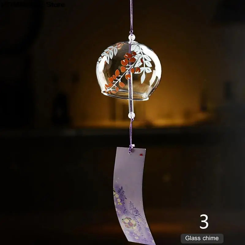 Beautiful Handmade Glass Wind Chime Pendant