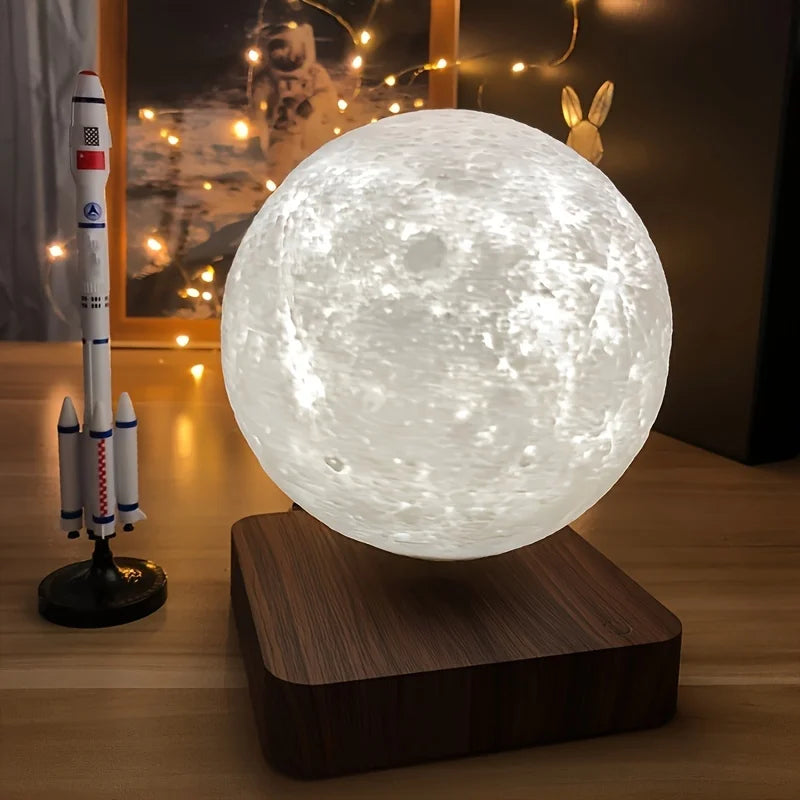 Glowing Orb Moon Night Light with 3D LED Glow - Halri