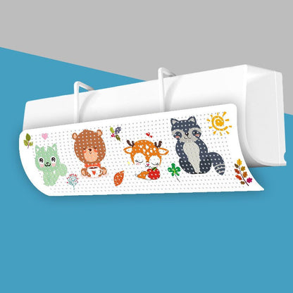 Adjustable AC Light Blocker Shield