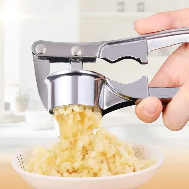 Durable Stainless Steel Garlic Crusher - Halri