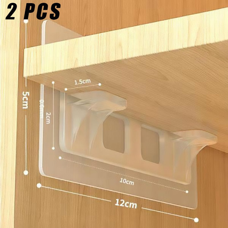 Easy Install Closet Shelf Bracket Organizer - Halri