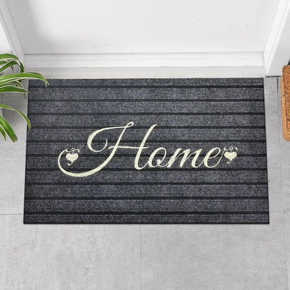 Simple Anti-Slip Letter Door Mat