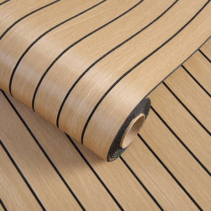 Peel Stick Wooden Wall Decal Home Panel Sticker