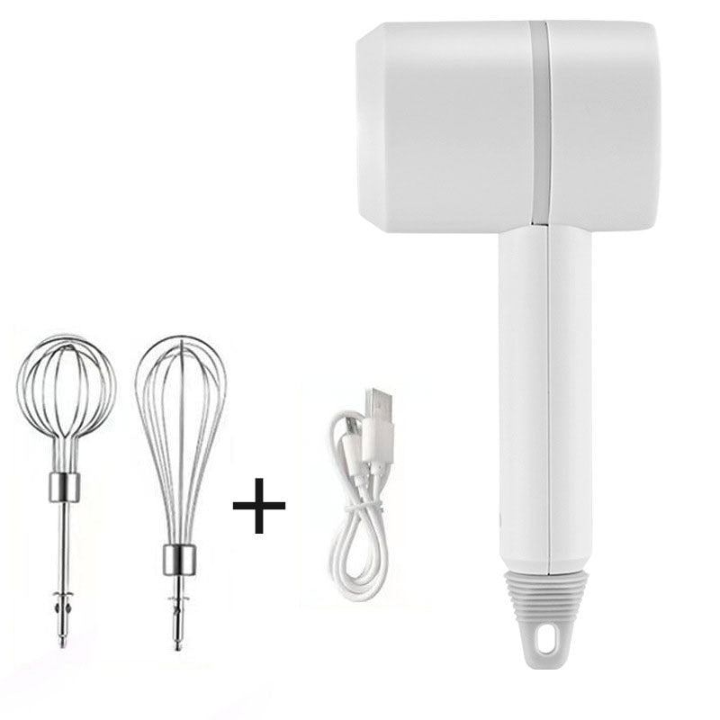 Portable 2-in-1 Electric Milk Frother Mixer