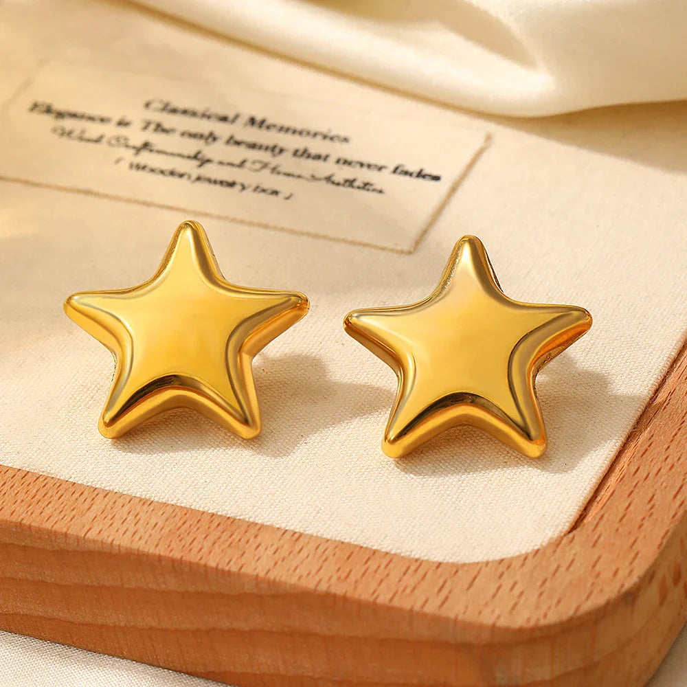 Sparkly Star Studded Earrings - Halri