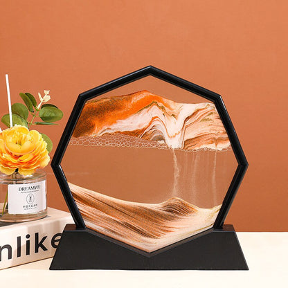 Oceanic Wavy Hexagon Sand Decoration - Halri