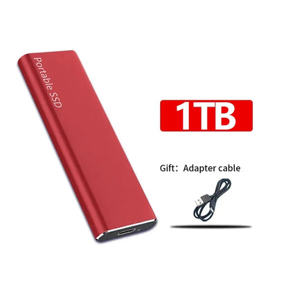 Fast USB External Solid State Hard Drive Storage