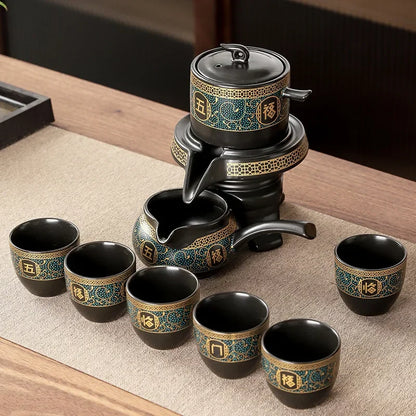 Luxury Chinese Dragon Ceramic Tea Set - Halri