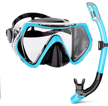 Clear Vision Snorkel Mask Set for Adults