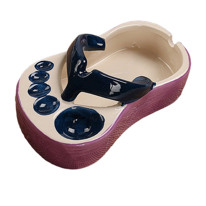 Ceramic Footprint Shaped Serving Dish Bowl - Halri