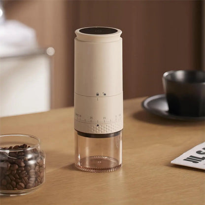 Compact Electric Coffee Grinder with Adjustable Settings