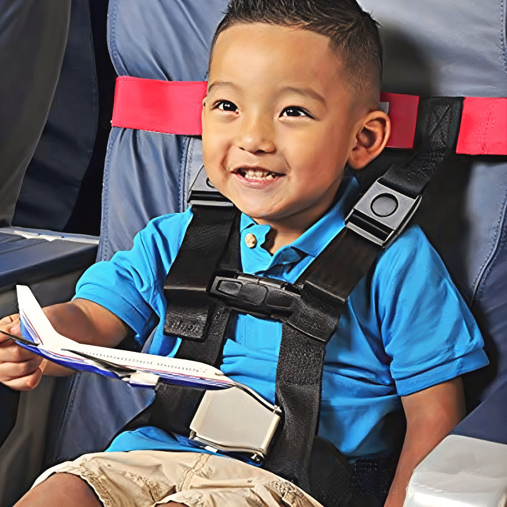 Kid Friendly Air Travel Safety Harness Seatbelt - Halri
