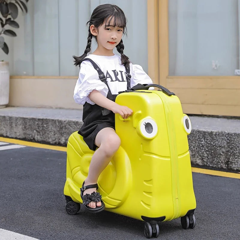Fun Ride On Kids Luggage Trolley