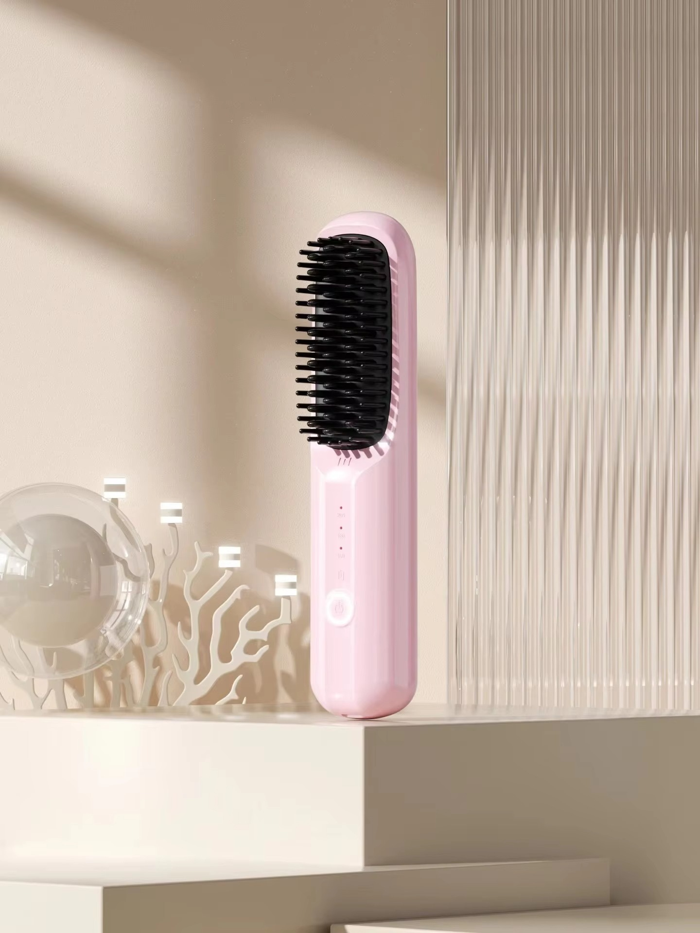 Fast USB Ceramic Hair Straightener Comb