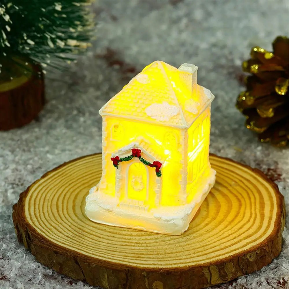Beautiful Snowflake Christmas Village Houses - Halri