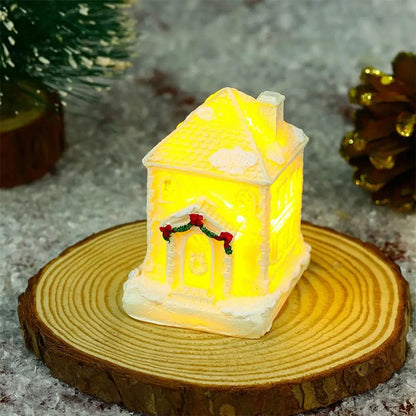 Beautiful Snowflake Christmas Village Houses - Halri