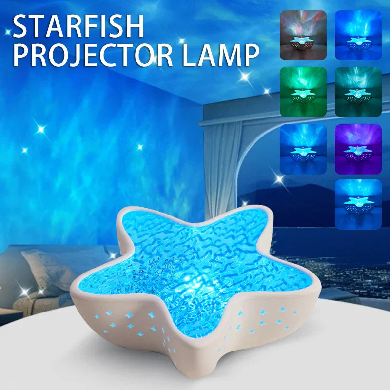 Colorful Ocean Night Light Projector Lamp - Halri