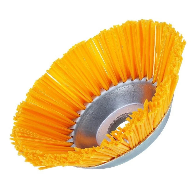 Heavy Duty 8-Inch Weed Trimmer Wheel with Nylon Brush - Halri