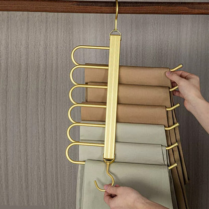Compact Pants Hanger - Slim Closet Organizer