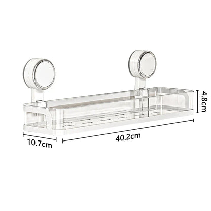 Adhesive Wall Shelf for Bathroom and Kitchen