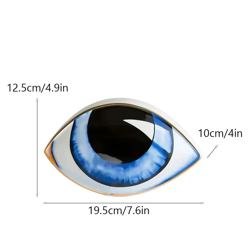 Unique Eye Ceramic Figurine Home Decoration