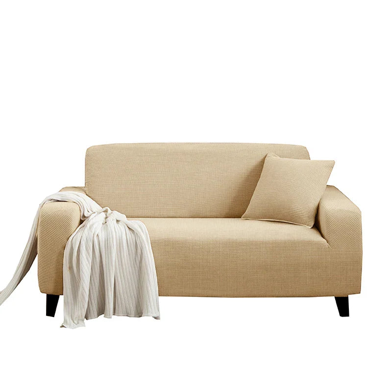 Stretchy Fit Sofa Slipcover | Elastic Fabric | L-Shaped & 1-4 Seater