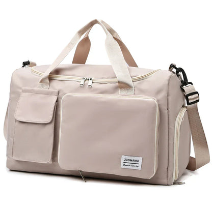 Spacious 35L Travel Backpack with Shoe Pocket