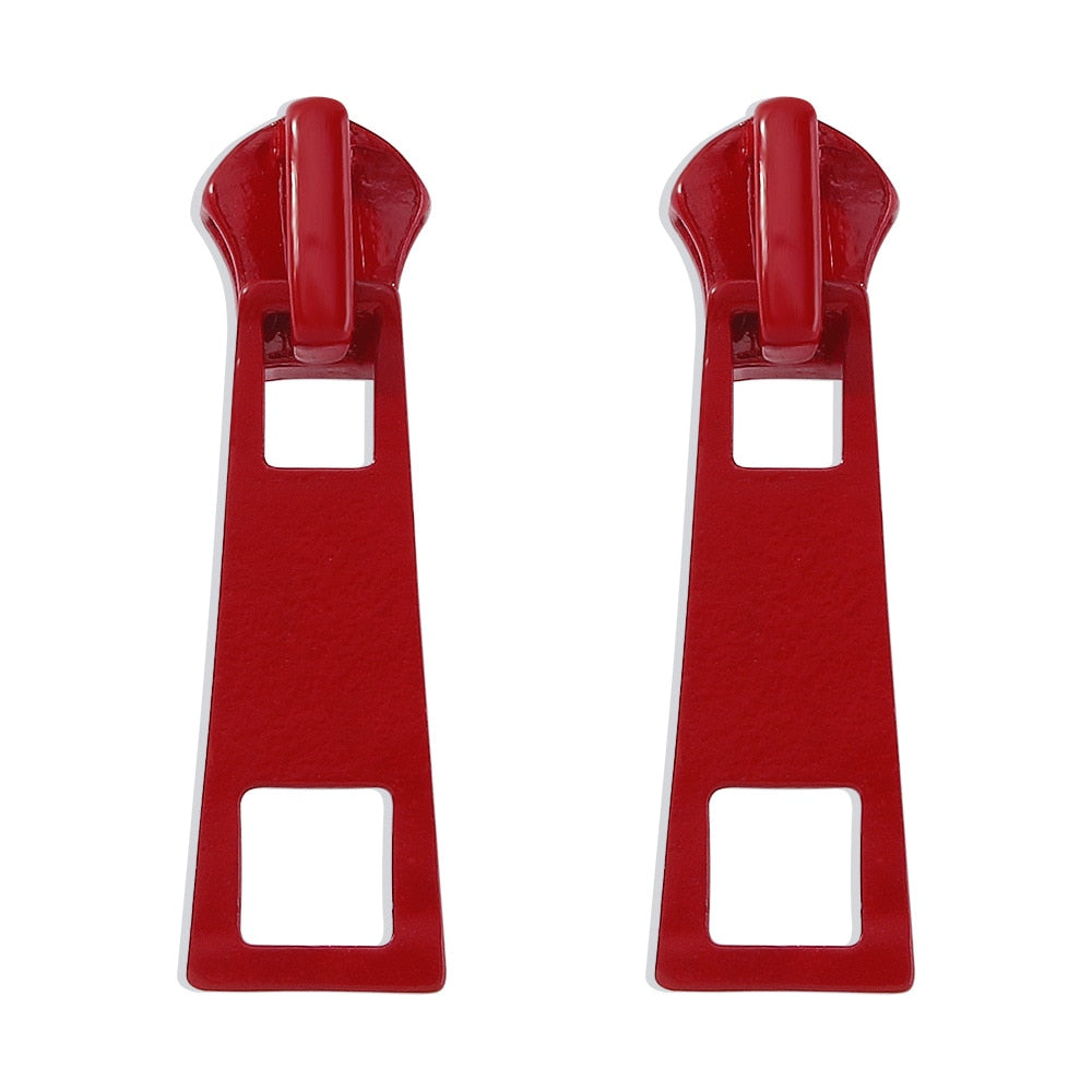 Fun Small Zip Earrings