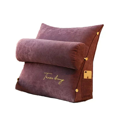 Comfortable Bed Back Pillow for Reading and TV