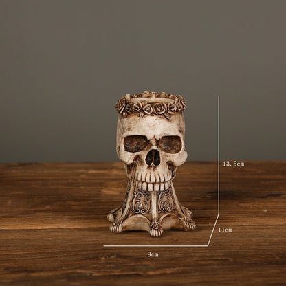 Decorative Skull Planter Pot - Halri