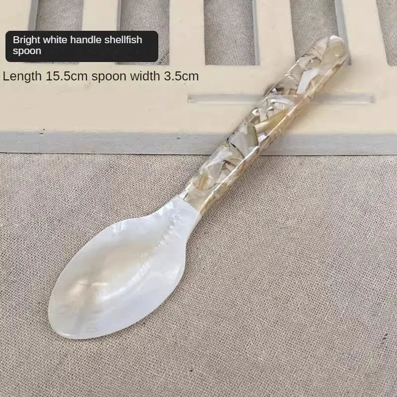 Genuine Pearl Shell Glow Snail Spoon