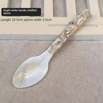 Genuine Pearl Shell Glow Snail Spoon