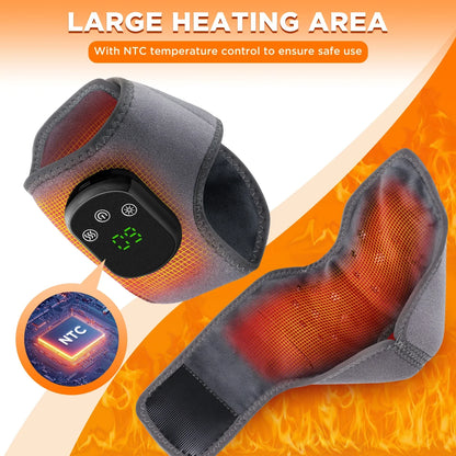 Fast Relief Ankle Massager with Heat and Vibration