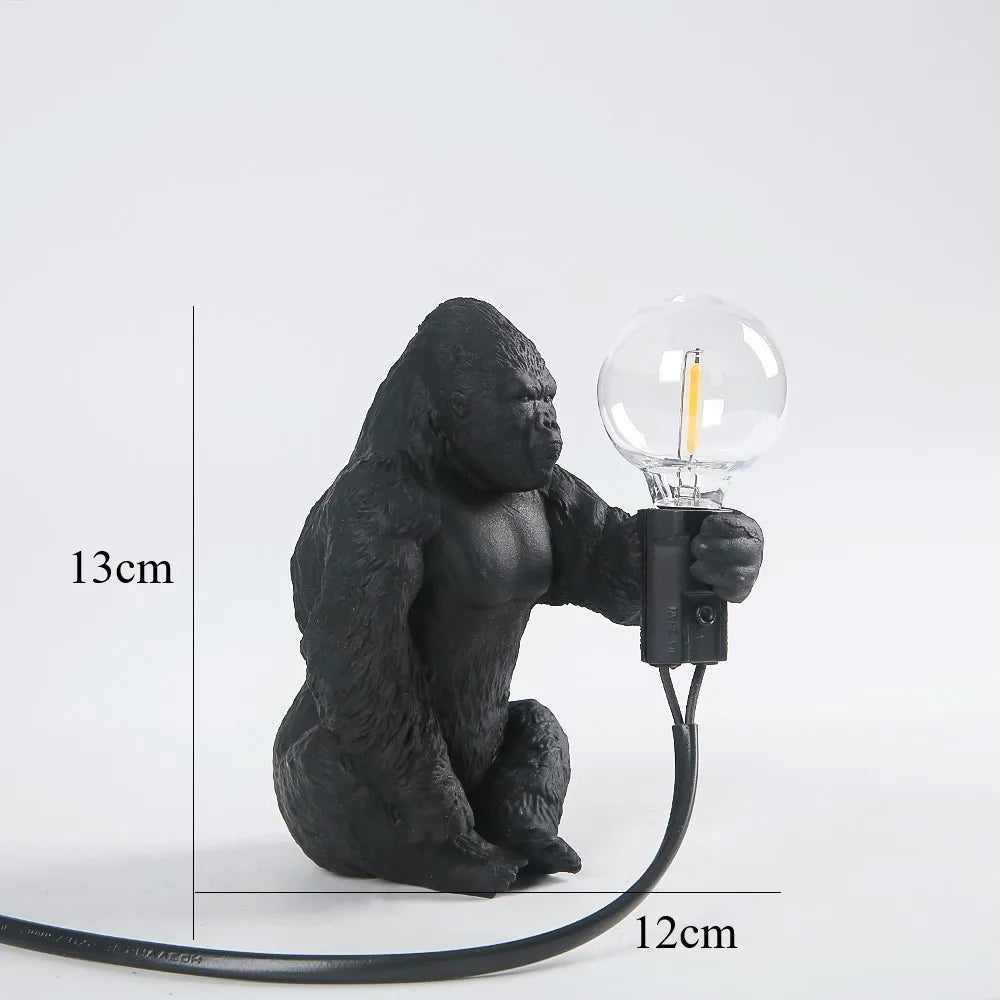 Fun Gorilla Bedside Table Lamp